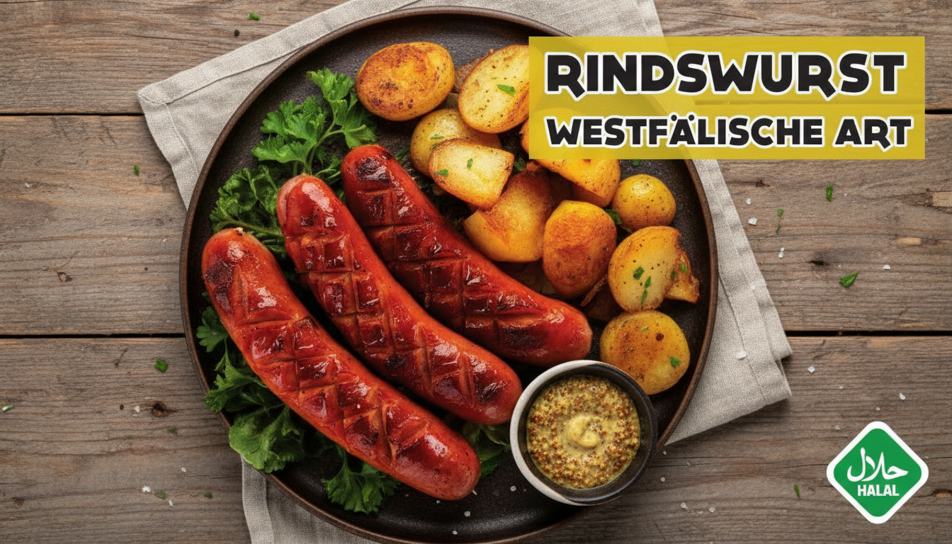 Scharf gewürzte Rindswurst mit Chili