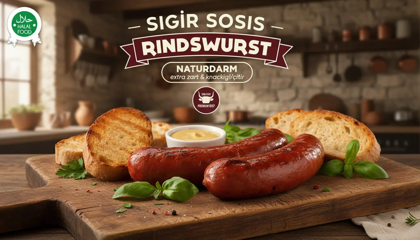 Rinderwurst aus hochwertigem Rindfleisch