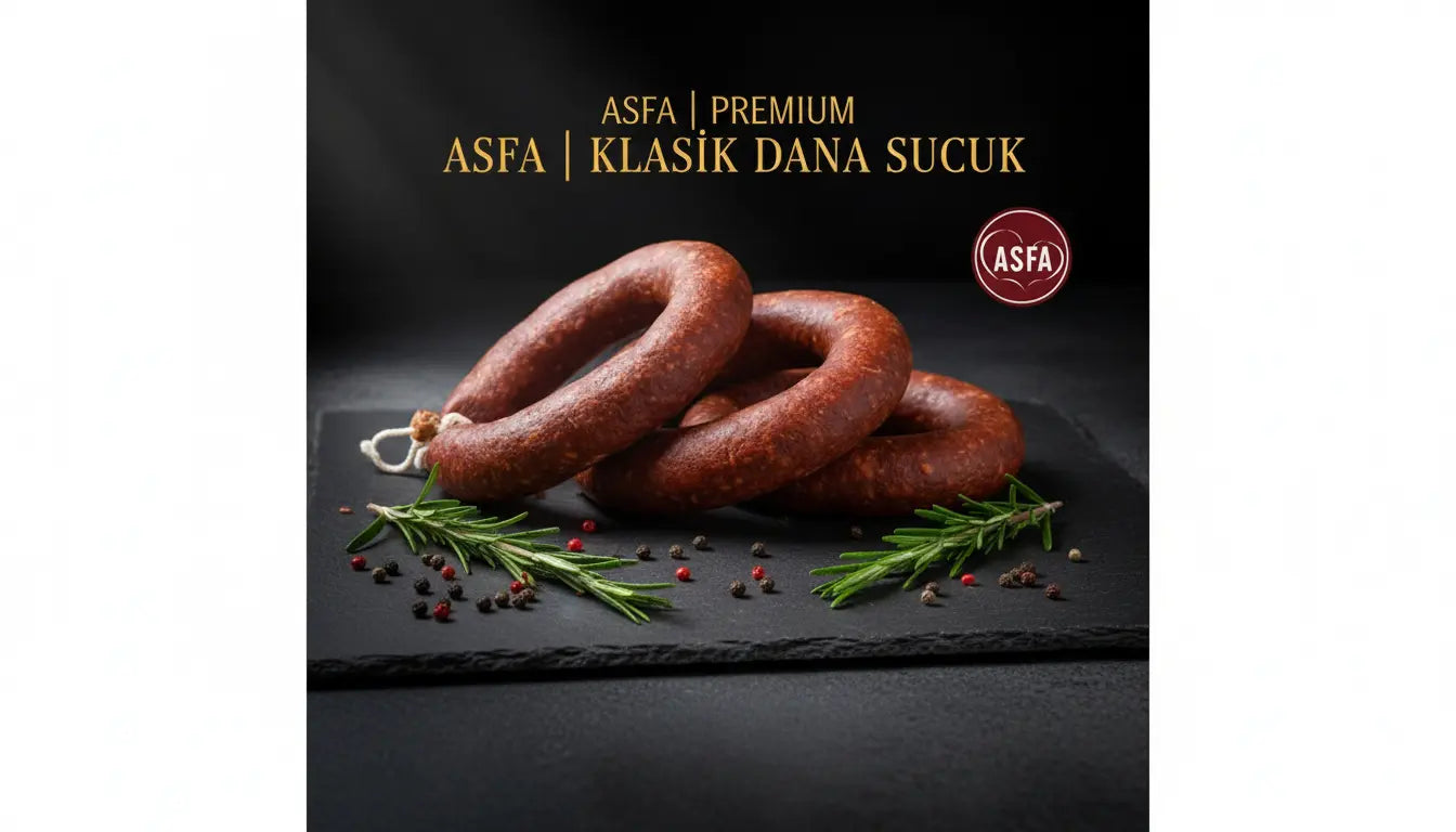 Türkische Sucuk aus Rindfleisch