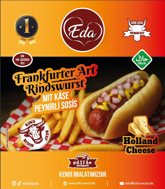 Premium Rindwurst - Hochwertige Rindswürste von Eda Sosis